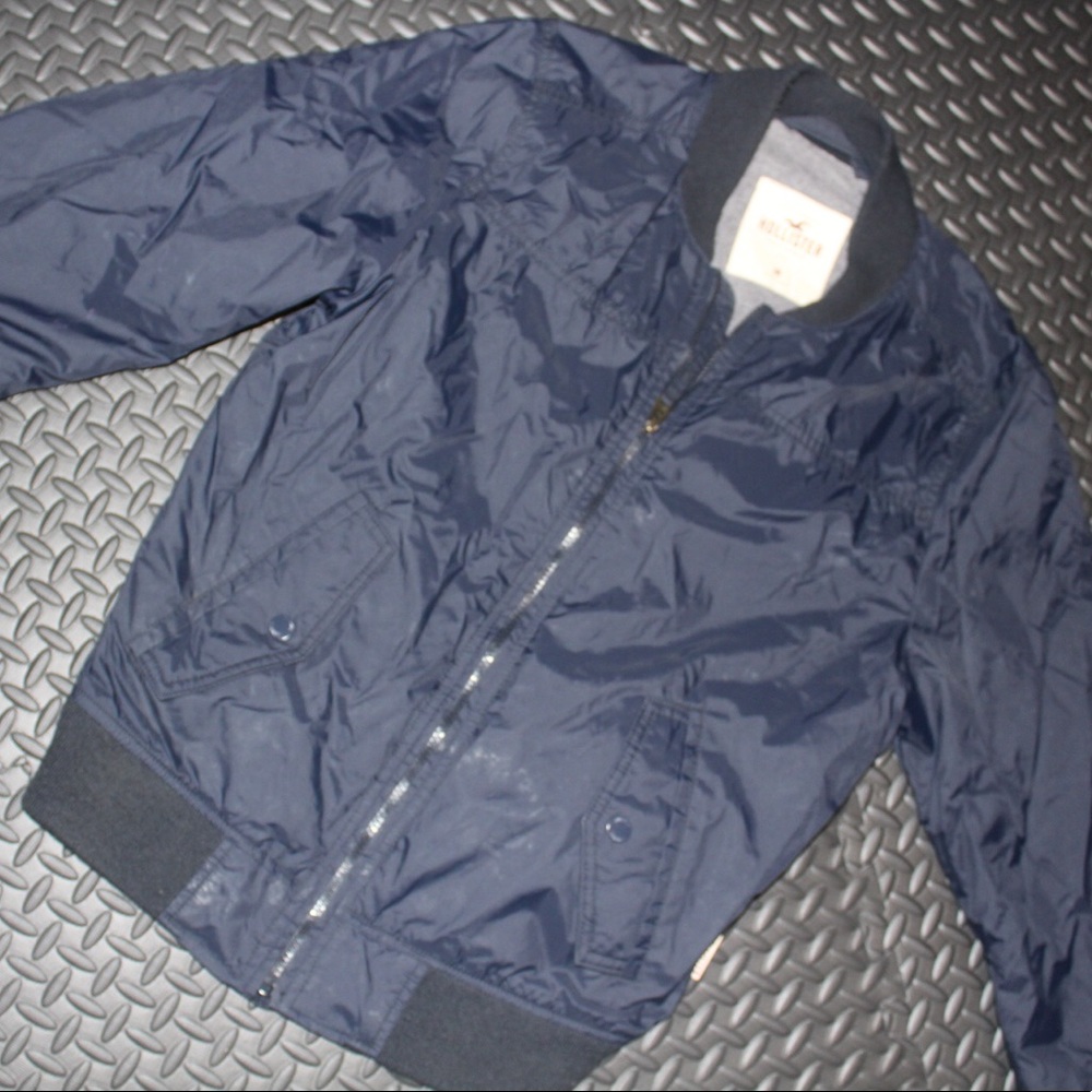 Holister Blue Bomber Jacket